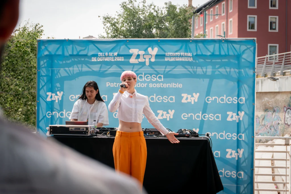 Rada Mancy en la presentación de Endesa y Espacio Zity